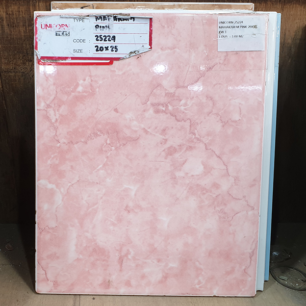 Keramik Dinding Unicorn Mahakam Pink 25224 20x25